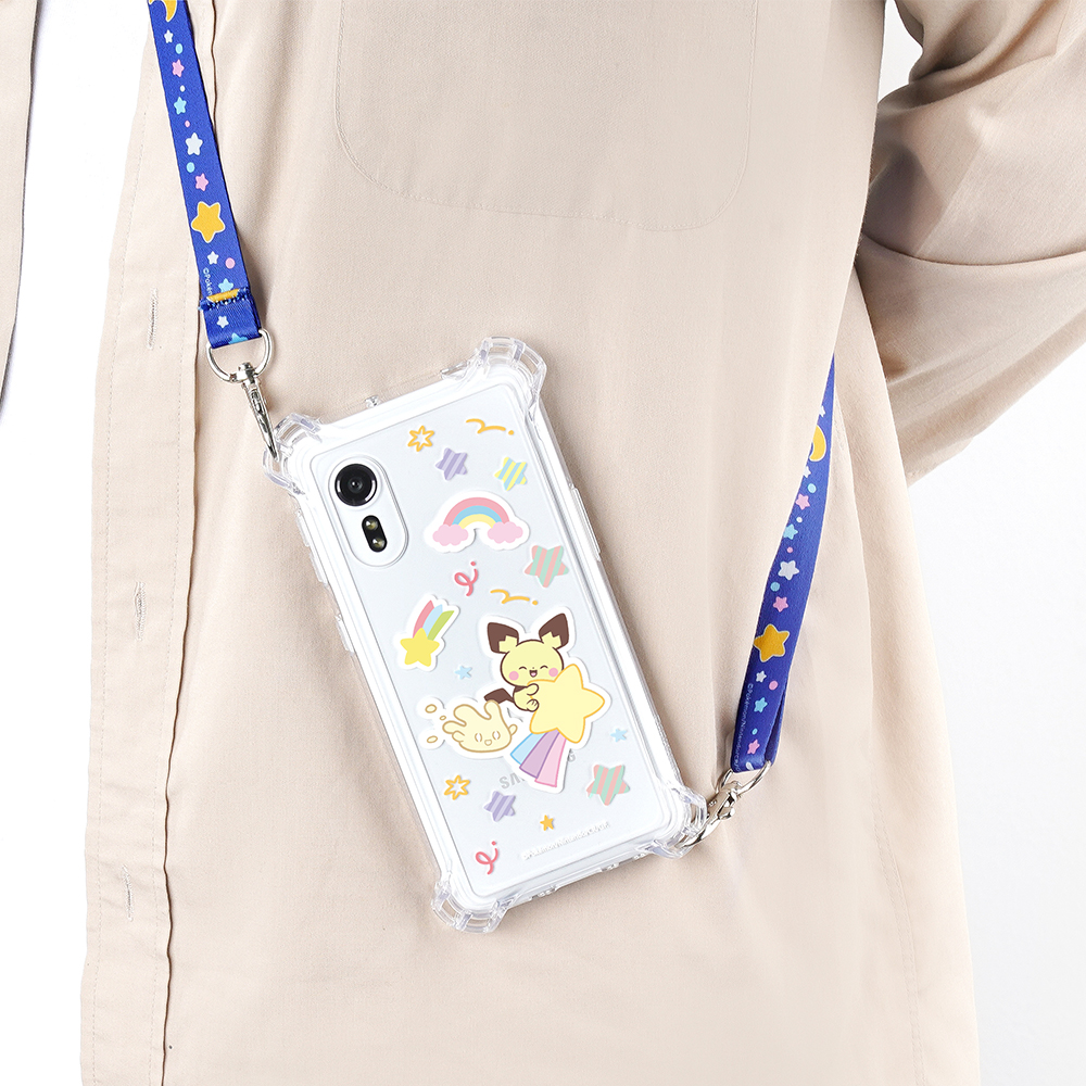 포켓피스 갤럭시 X커버 5 핸드폰 케이스 키즈폰 캐릭터 피츄 마빌크 - 상품 이미지