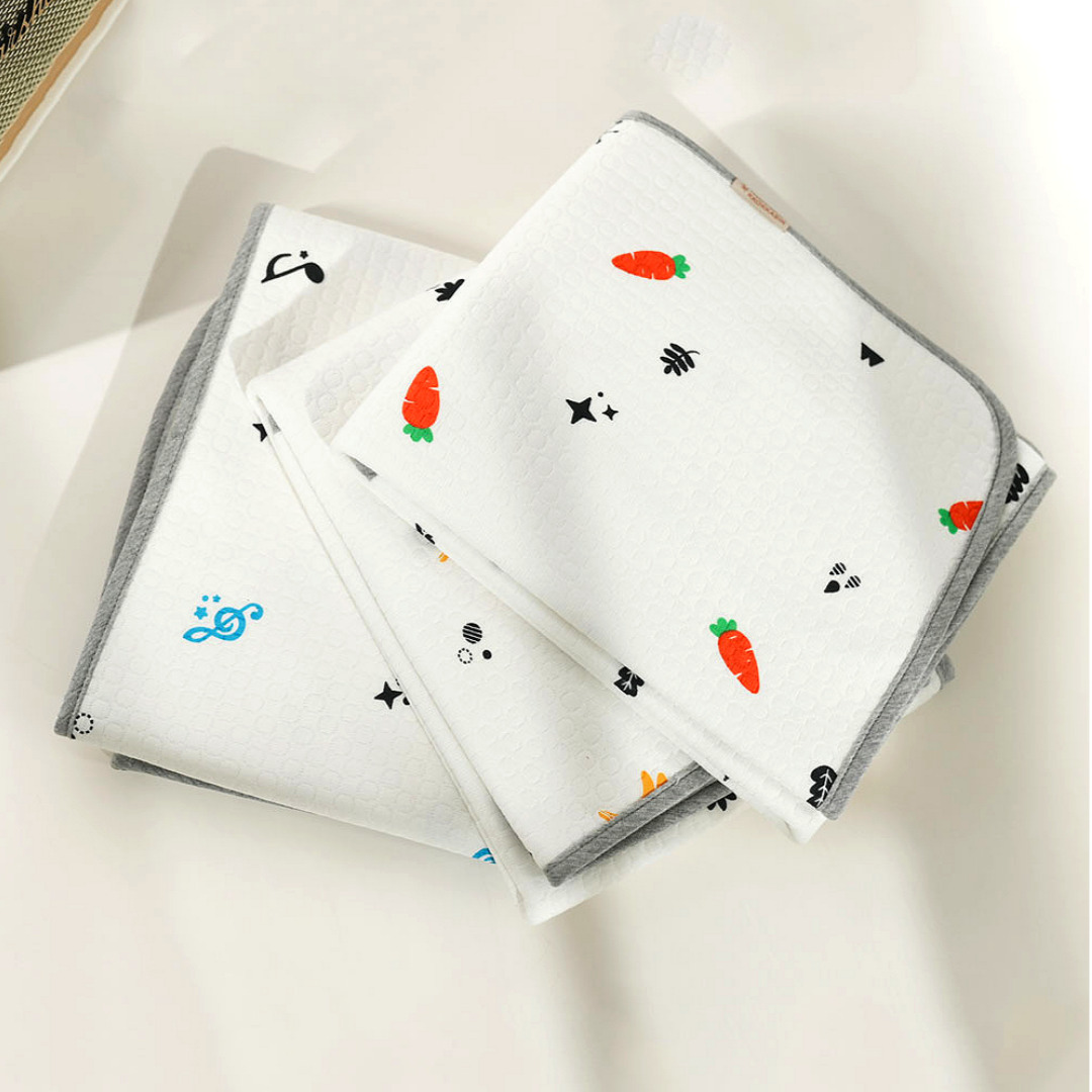 꼬까신 신생아 무형광 대나무 양면 방수패드 방수요