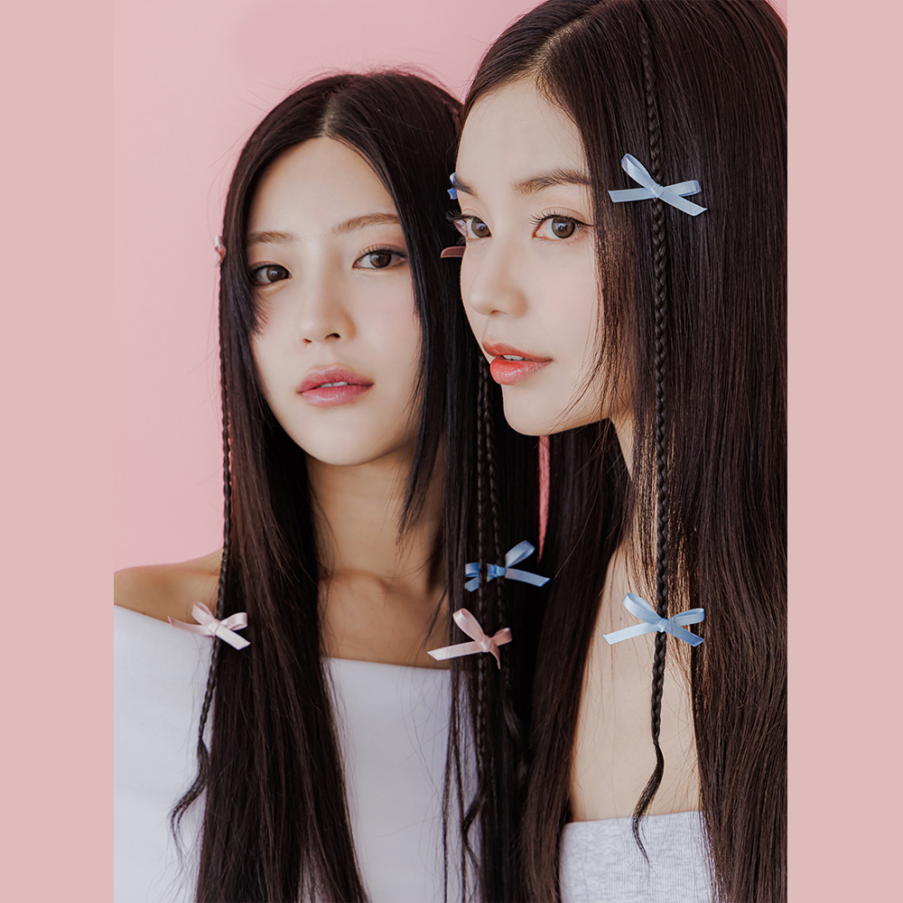 블레이즈 붙임머리 리본 브레이드 헤어피스 땋은머리 아이돌 - 상세 이미지 4