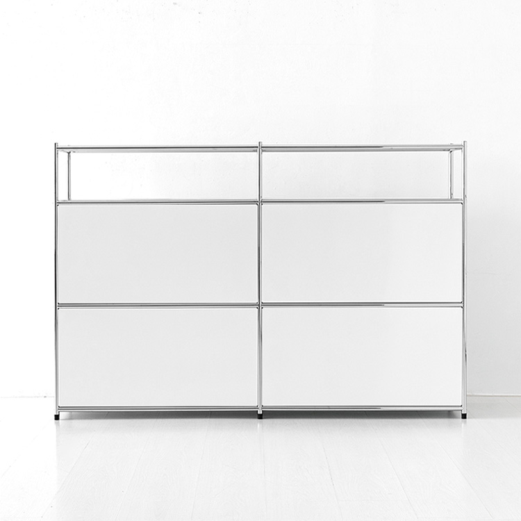 심플리 2x3 수납장 4문 BC613 1520x400x1020mm, 3단, 퓨어화이트 5817.5288 - 상세 이미지 2