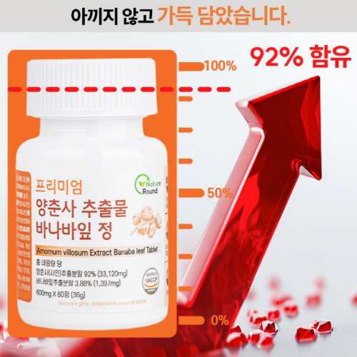양춘사 추출물 바나바잎 혈당케어 60정 1+1 이미지 6