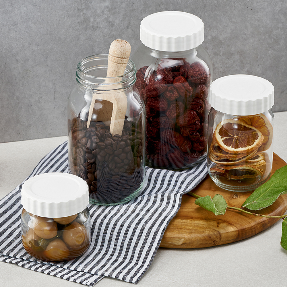 르베르폴리세 멀티캐니스터 유리 밀폐용기 과일청 유리병 원두 보관용기 250ml - 상세 이미지 4