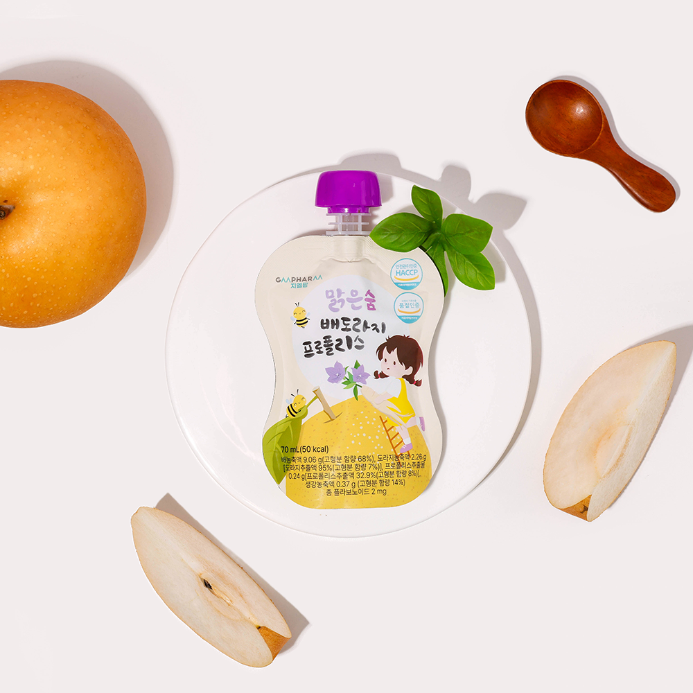 지엠팜 맑은숨 배 도라지 즙 프로폴리스 30포 - 상세 이미지 5