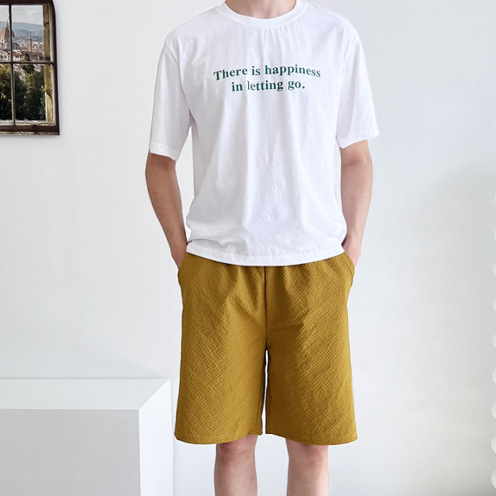 집에서입는반바지 성인실내복 남자 시어서커 홈웨어 냉장고 숏츠 - 상세 이미지 5