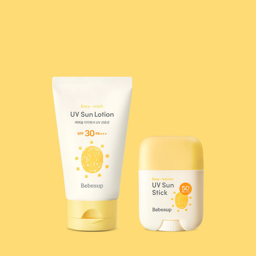 베베숲 UV블록 유아 선로션 50ml+선스틱 16g / 징크100%무기자차 피부저자극테스트 - 상세 이미지 2