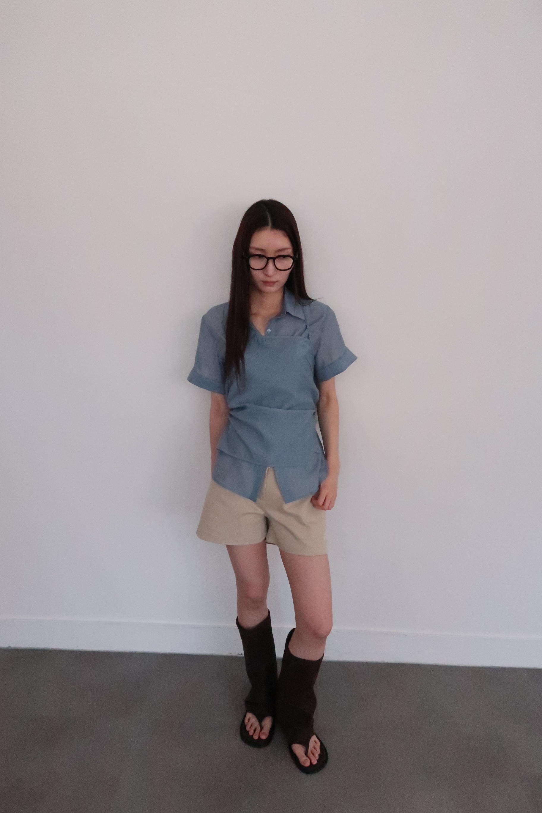 셔츠 레이어드 탑 SET 상세 이미지 25