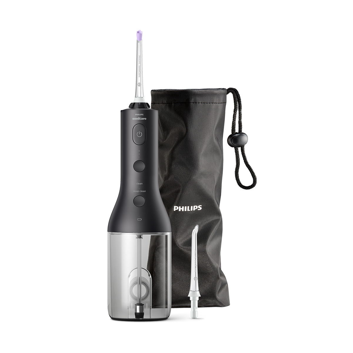 [10/1 예약배송] 필립스 물치실 휴대용 구강세정기 3000 무선 블랙 HX3826/33