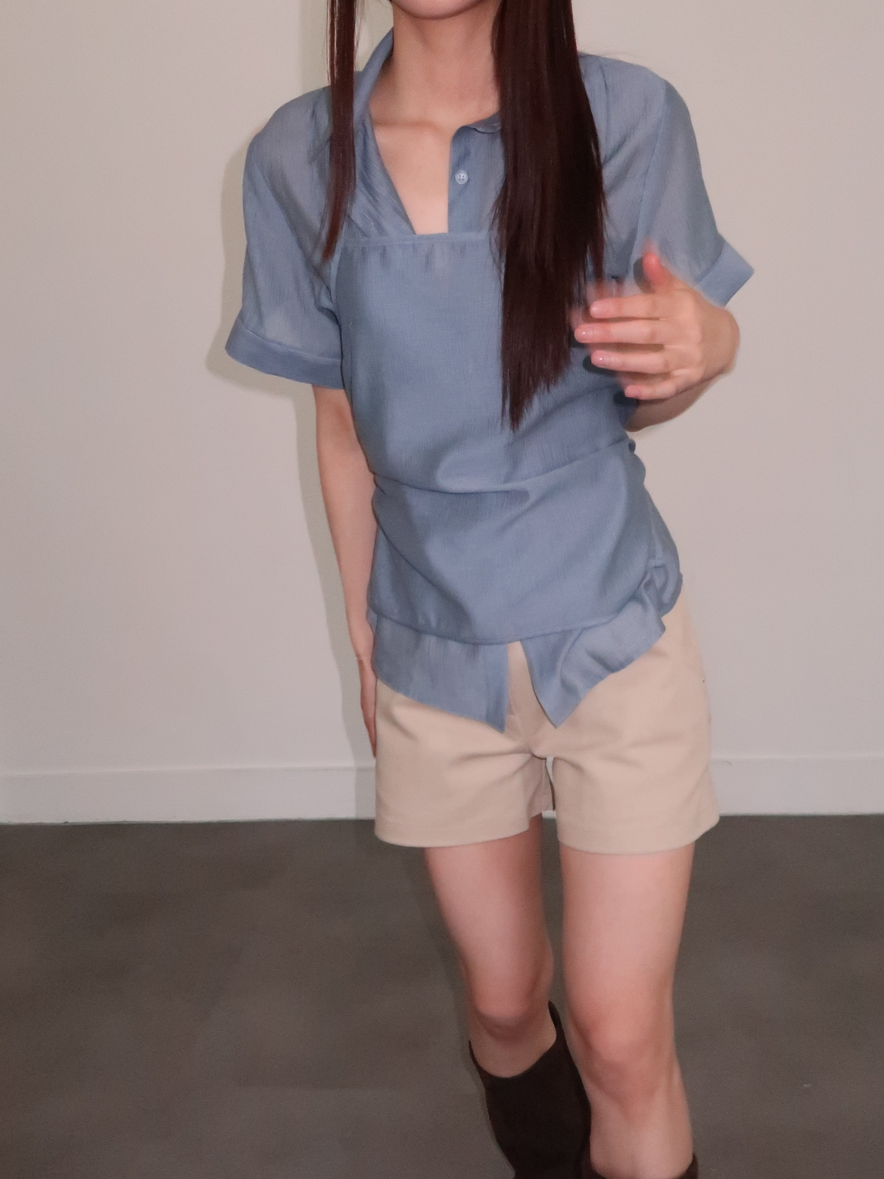셔츠 레이어드 탑 SET 상세 이미지 28