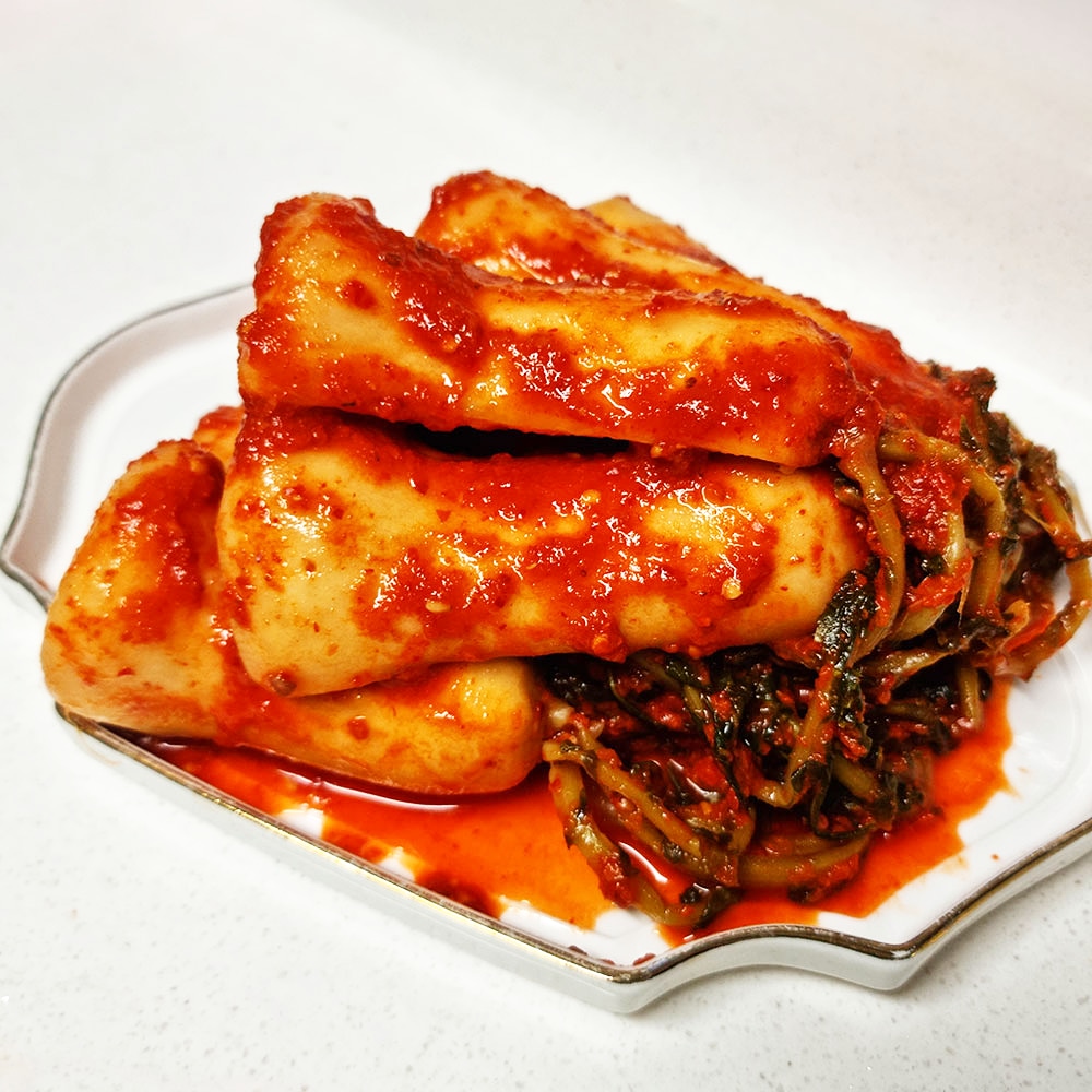 40년전통 전라도 국산 알타리 총각김치 2kg 목포명가김치