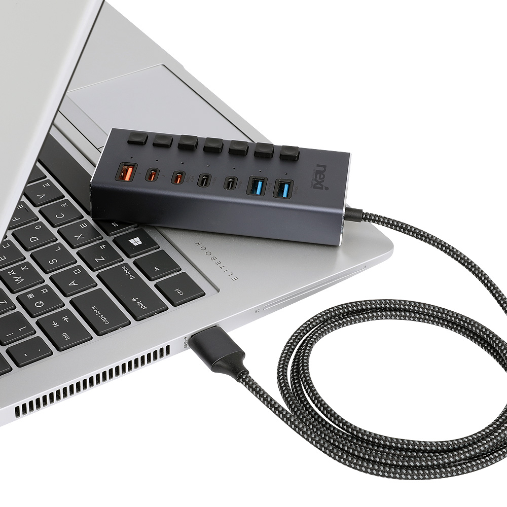 USB A to C 허브 7in1 USB3.0 C타입 포트 확장 3.2 GEN1 PD 충전 - 상세 이미지 5
