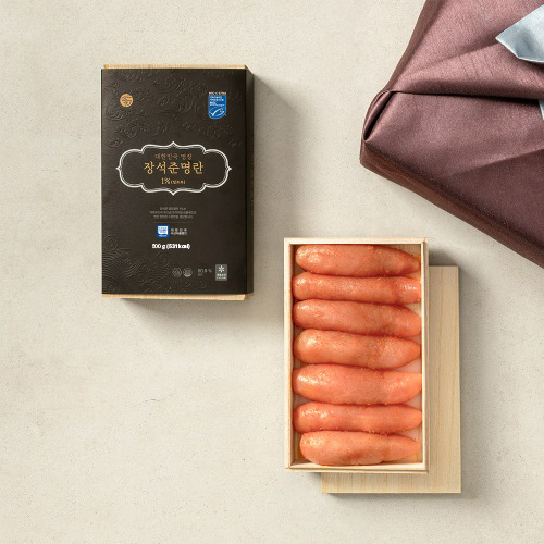 덕화명란 장석준 명란 1% 선물세트 500g 2팩 1kg [명장 저염 무발색제 무색소] - 상품 이미지