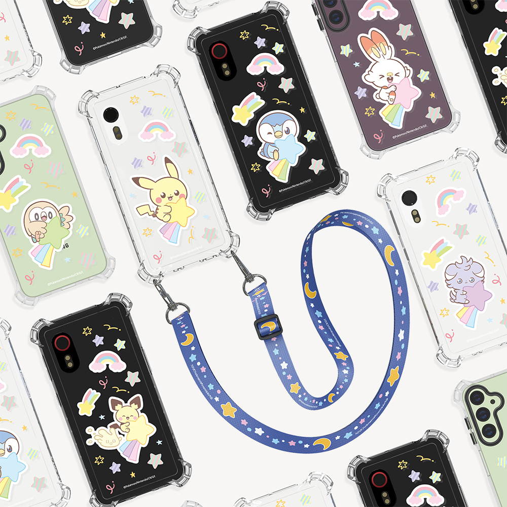 포켓피스 갤럭시 X커버 5 핸드폰 케이스 키즈폰 캐릭터 피츄 마빌크 - 상세 이미지 2