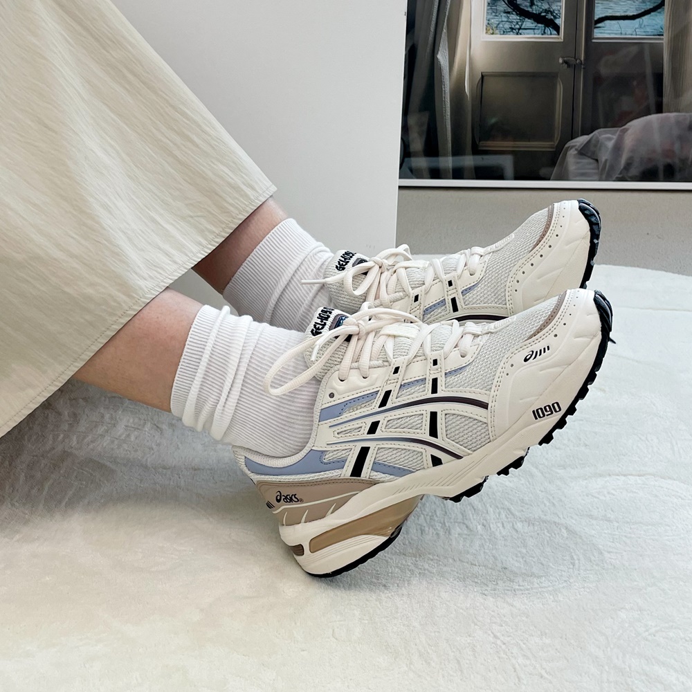 아식스 Gel 1090 클래식 베이지 블루 공용 - 상세 이미지 2