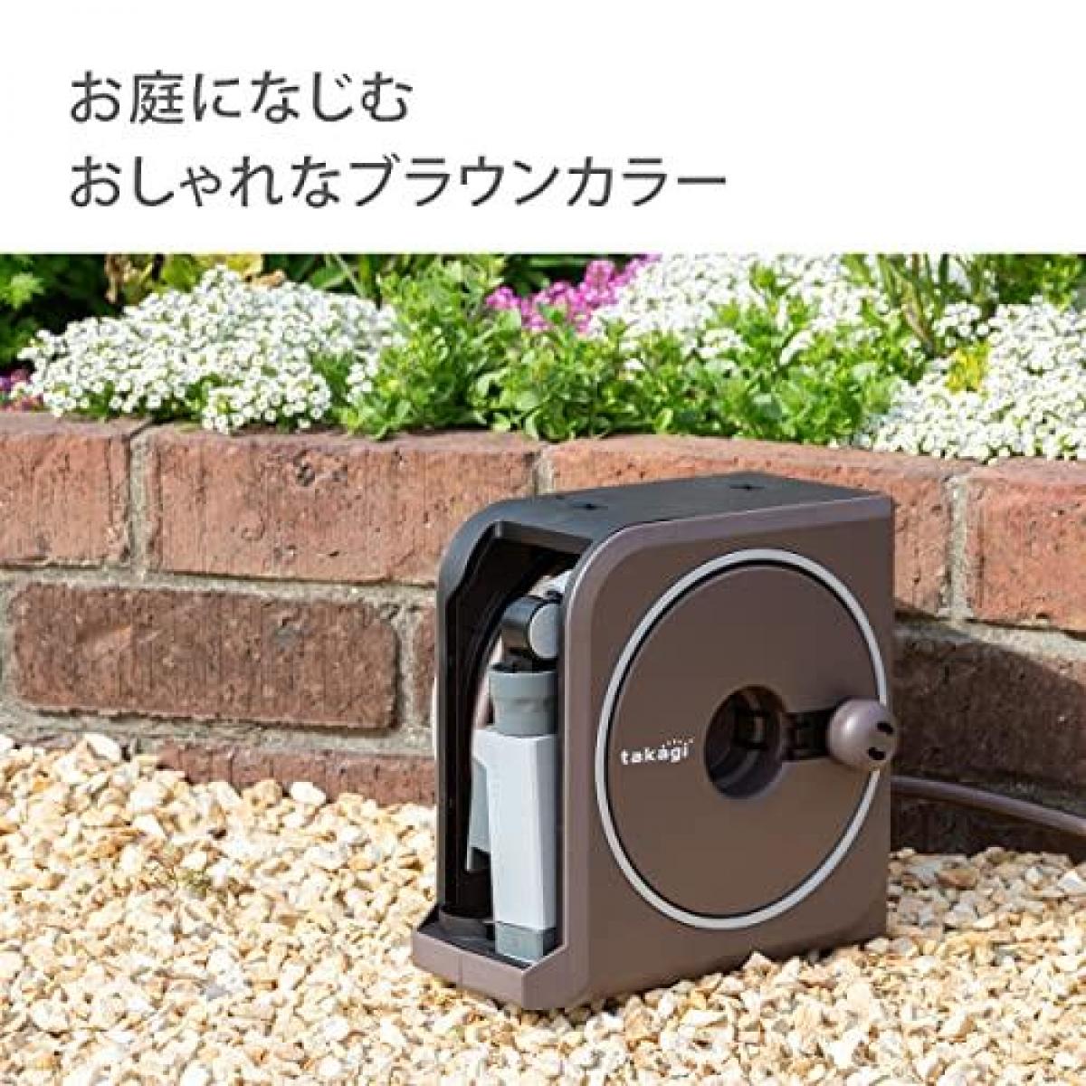 타카기 Takagi 릴호스 나노넥스트 가드닝 세차 청소 급수 호스 10M RM1110BR 이미지 6