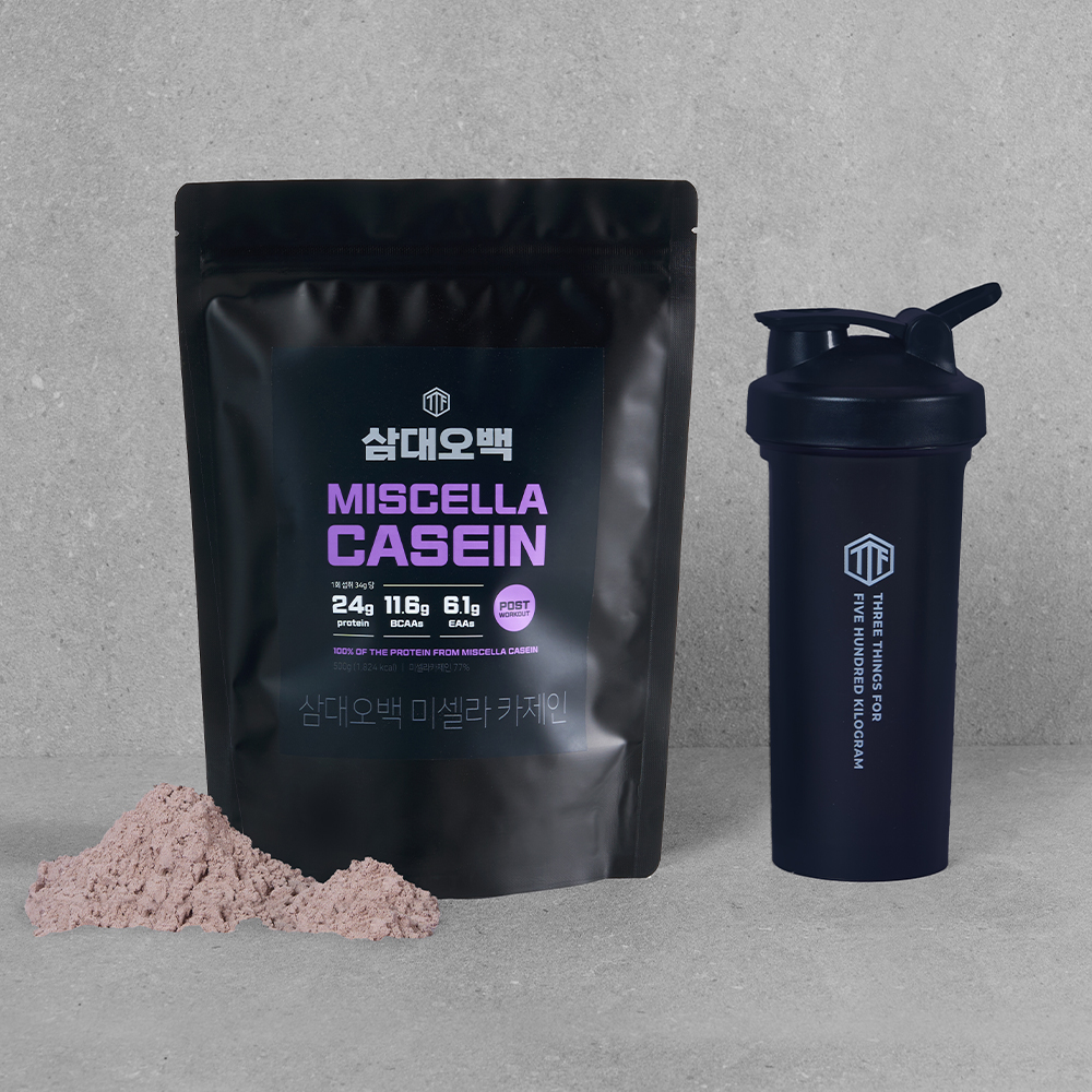 삼대오백 미셀라 카제인 유청 헬스 단백질 보충제 프로틴 쉐이크 초코맛 500g - 상세 이미지 2