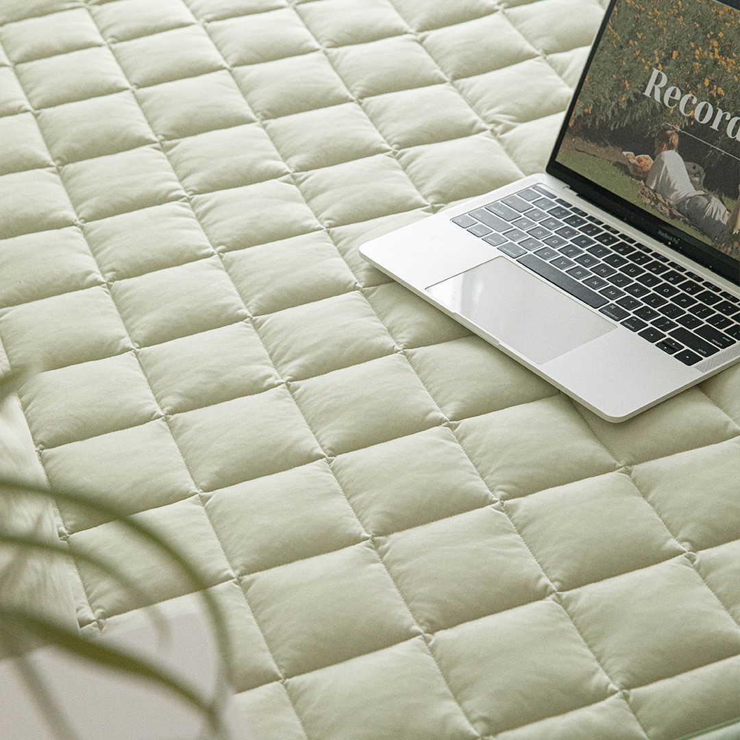 아이스 실크 기능성 냉감 패드(뒷면 밴딩), 가장 시원한 여름패드