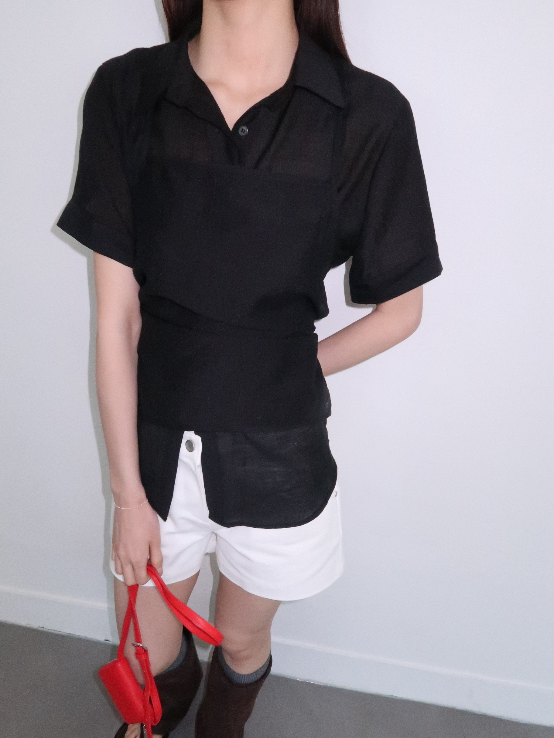 셔츠 레이어드 탑 SET 상세 이미지 40