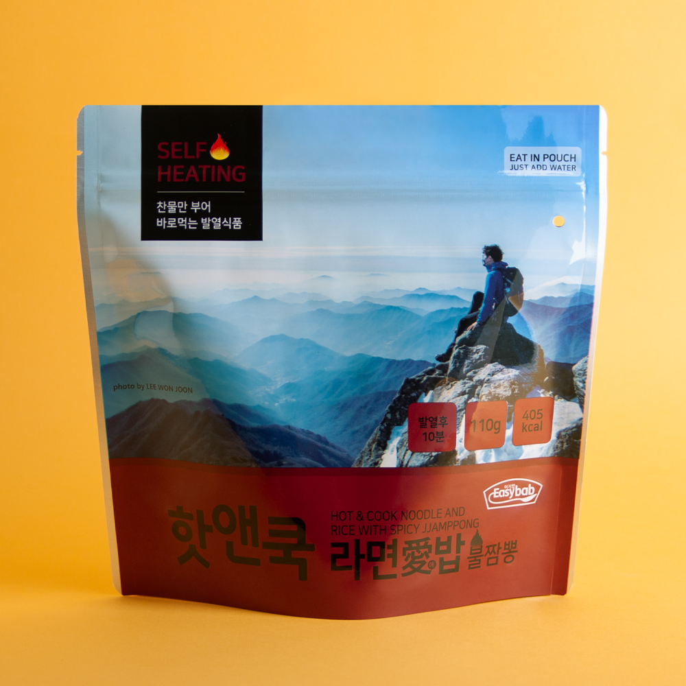 핫앤쿡 라면애밥 불짬뽕 비화식 전투식량 발열도시락 등산 캠핑 - 상세 이미지 2