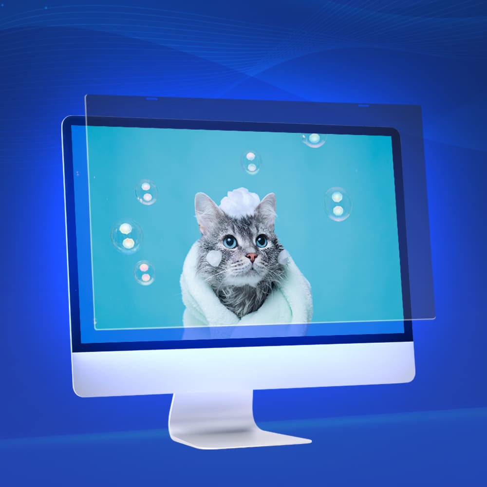 [공식총판] 스마트키퍼 BLS24 거치형 24인치 블루라이트 차단 패널 전자파 눈건강 보호 스탠드 - 상품 이미지