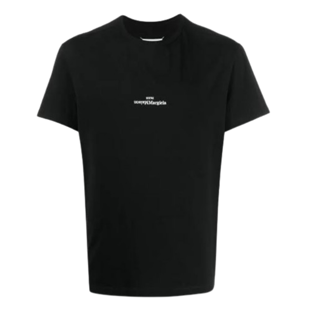 메종 마르지엘라 리버스 로고 반팔티 블랙 S30GC0701S22816900 남녀공용 티셔츠 데일리 라운드 반팔