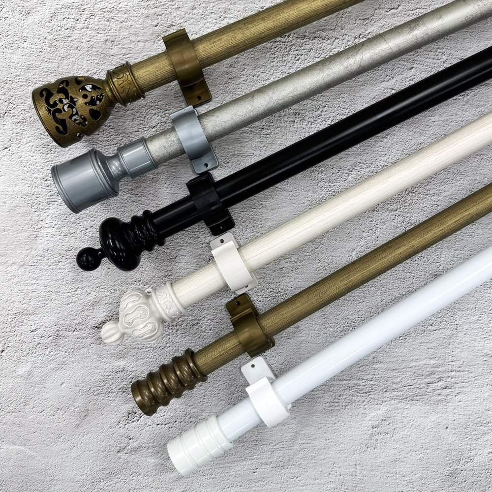 국산 커튼봉 25MM 커튼 부자재 모던한 거실 커텐봉 브라켓 포함