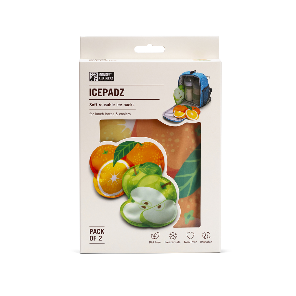 몽키비즈니스 프룻 소프트 미니 아이스팩 이유식 간식 도시락 보냉 2개입