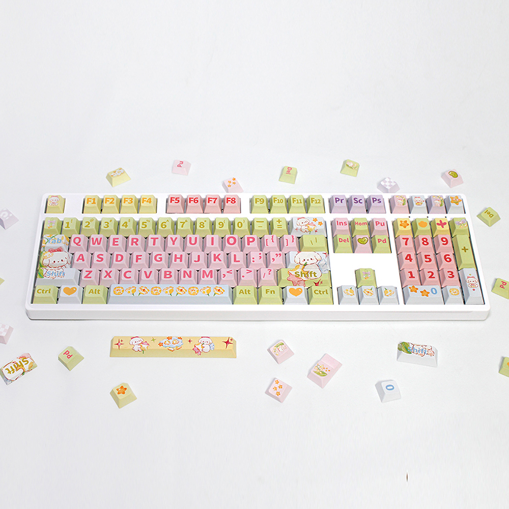 퍼피 키캡 강아지키캡 귀여운 캐릭터 Cherry 기계식 키보드 커스텀 한무무 레오폴드 이미지 6