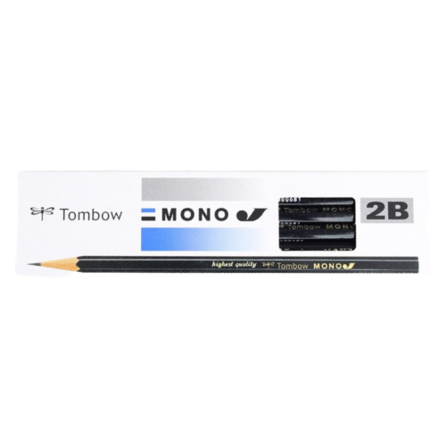 톰보우 연필 모노제이 2B MONO J 1다스 12자루 톰보 연필 데생 : 주아상사