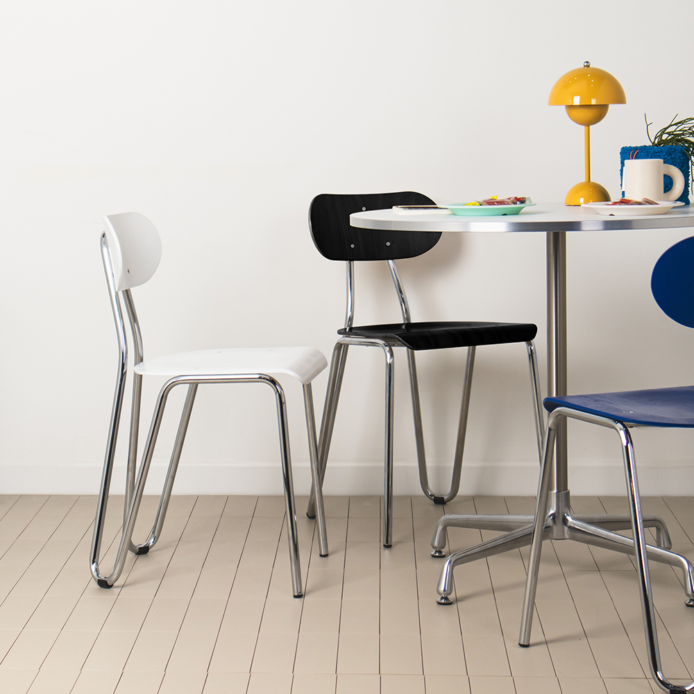 미드센추리의자 인테리어 디자인 카페 의자 원목 철제 커브 체어