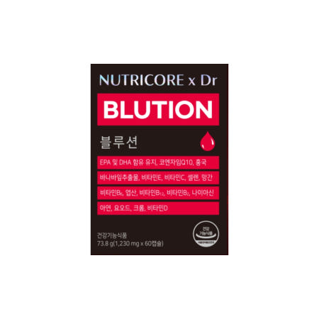 뉴트리코어 블루션 블러딕스 성분 BLUTION 블로션 1개월분