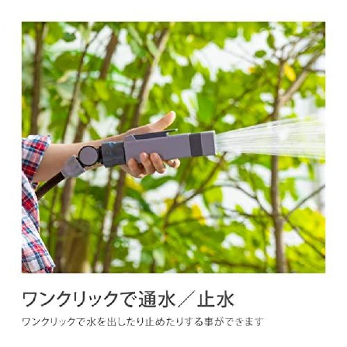 타카기 Takagi 릴호스 나노넥스트 가드닝 세차 청소 급수 호스 10M RM1110BR 이미지 7