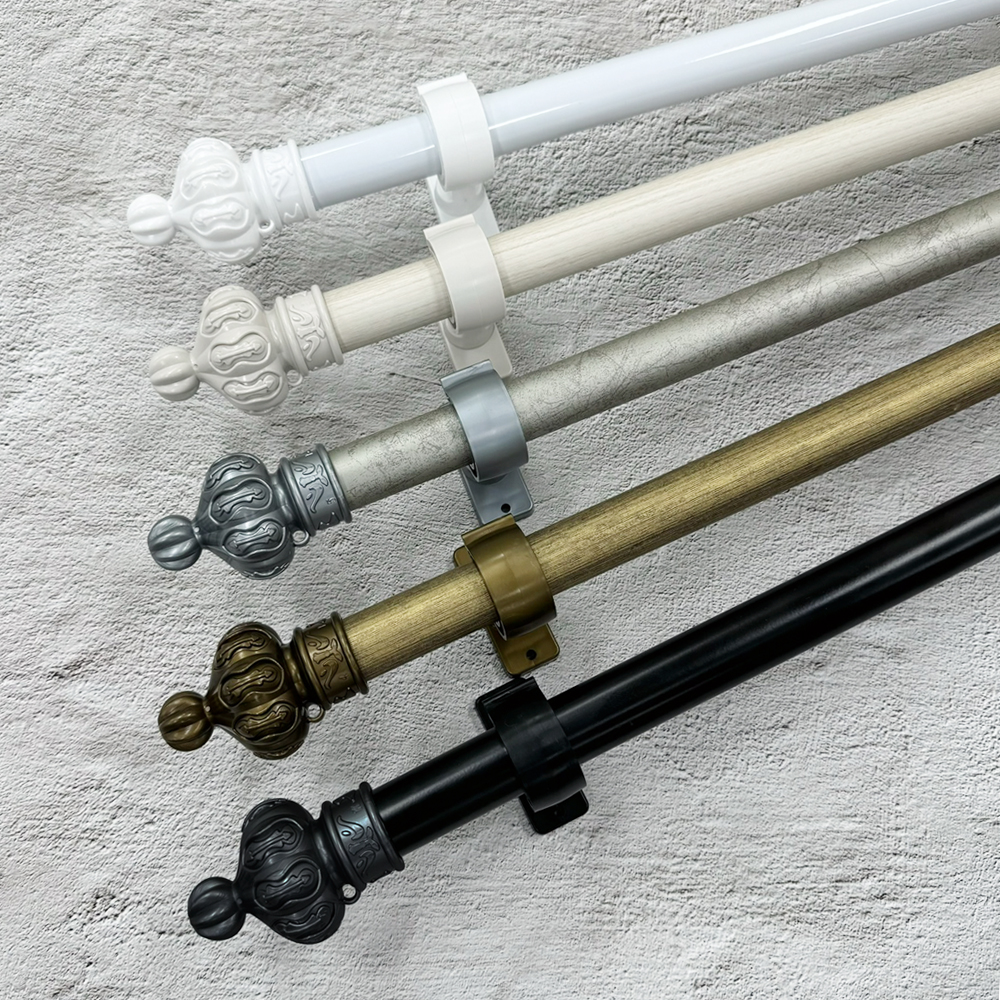 국산 커튼봉 25MM 커튼 부자재 모던한 거실 커텐봉 브라켓 포함