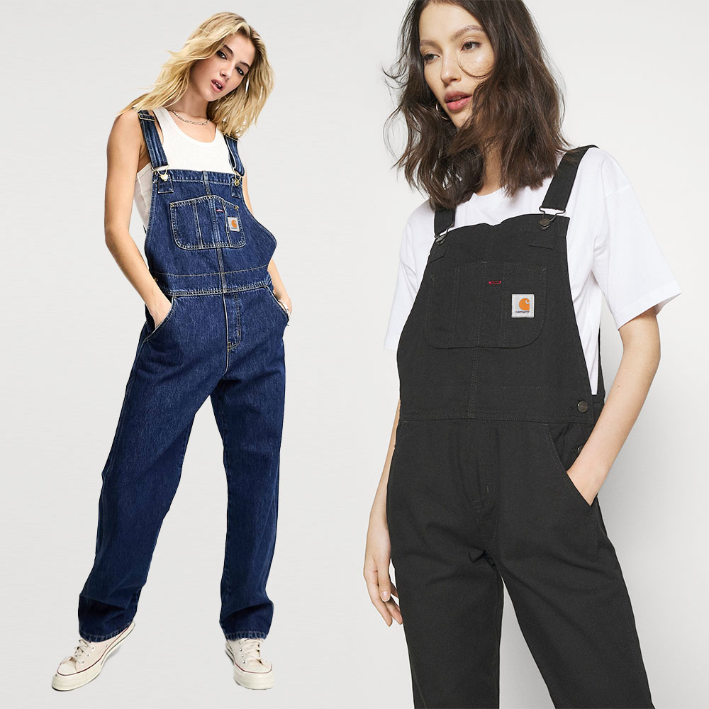 칼하트 오버롤 데님 멜빵바지 작업복