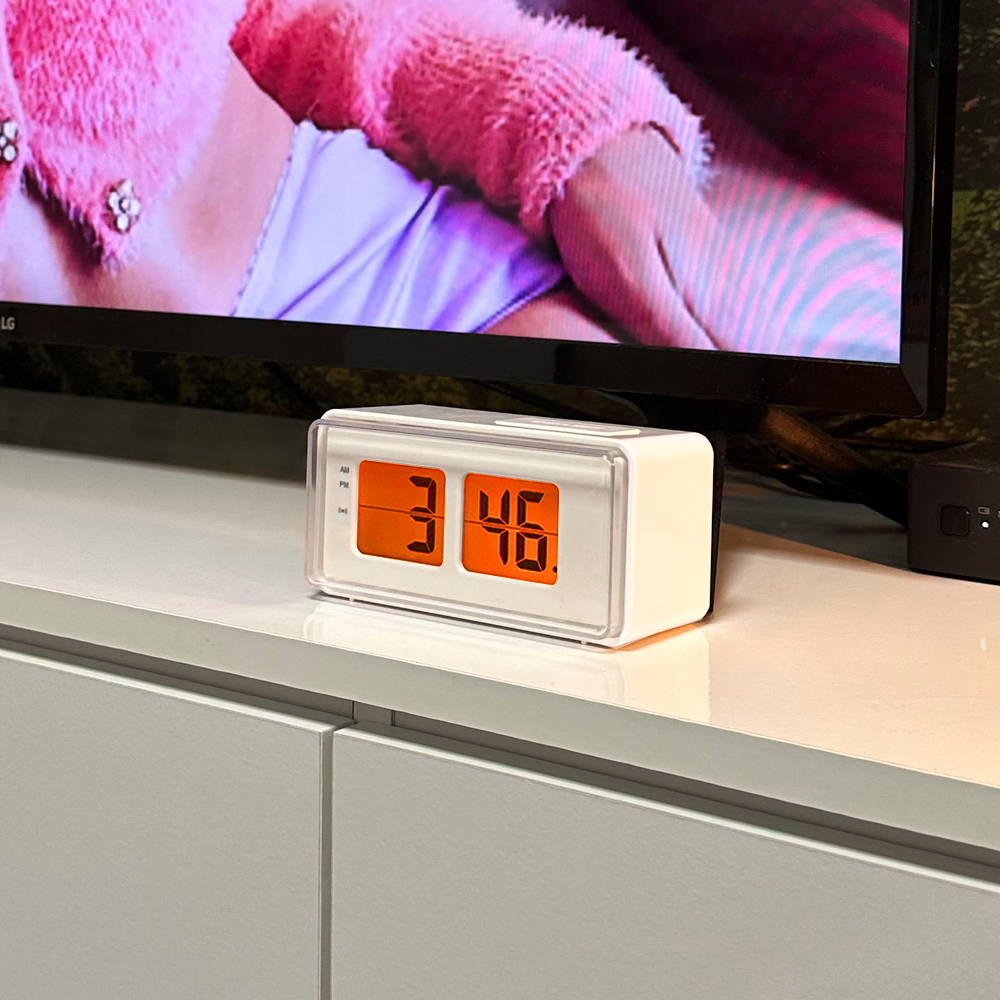 오르미 레트로 플립 무소음 디지털 알람 탁상시계