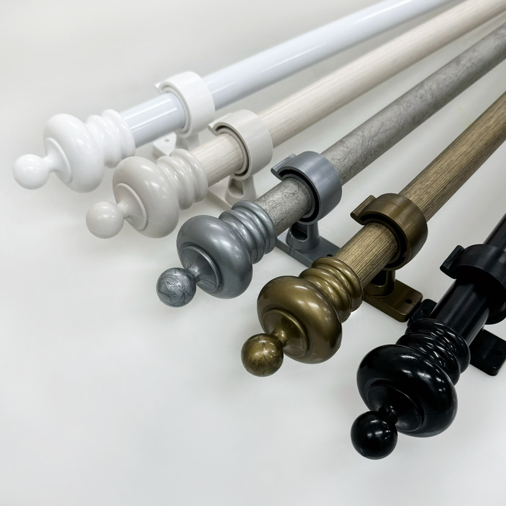 국산 커튼봉 25MM 커튼 부자재 모던한 거실 커텐봉 브라켓 포함