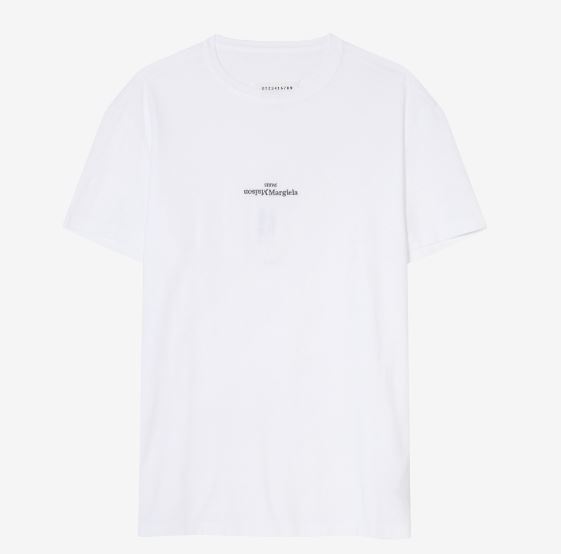 메종 마르지엘라 리버스 로고 반팔티 화이트 S30GC0701S22816994 남녀공용 티셔츠 데일리 반팔 - 상세 이미지 2