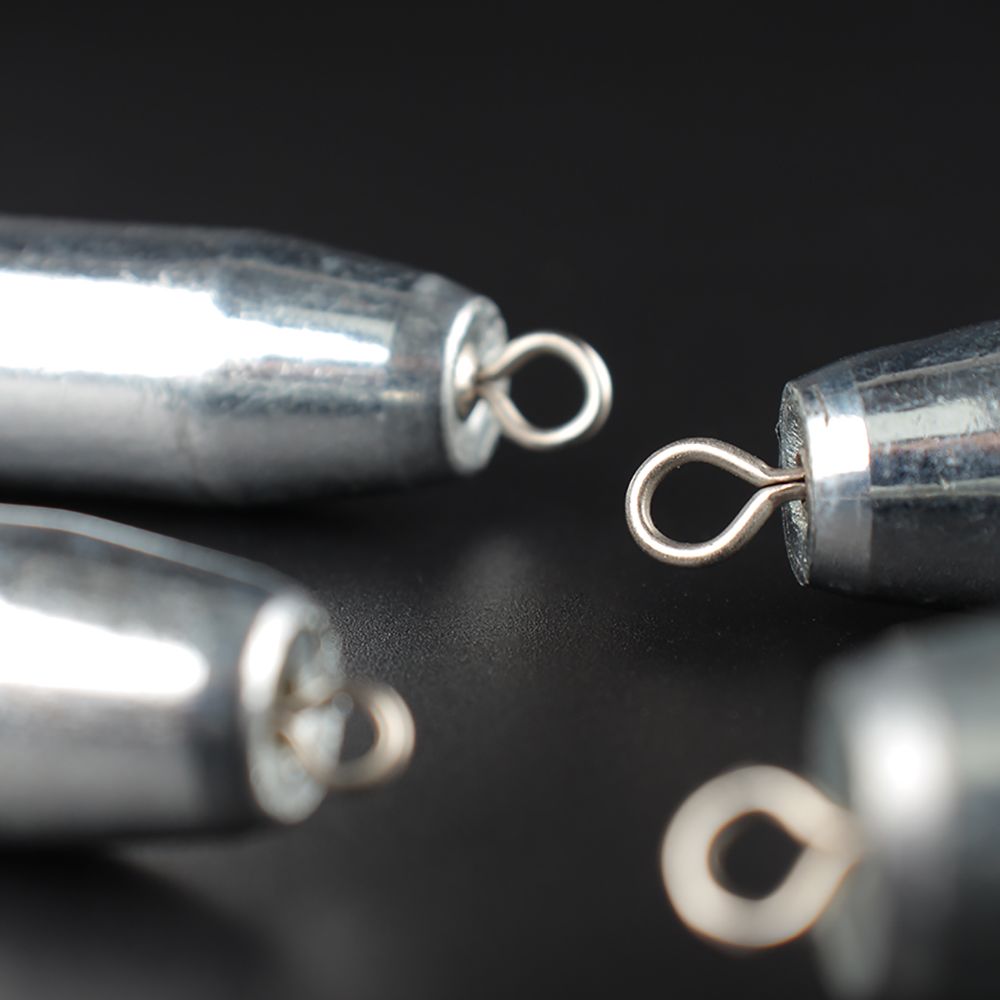 원투 봉돌 갑오징어 구멍 회전봉돌 고리 강철추 낚시추 쭈꾸미 40호 이미지 4