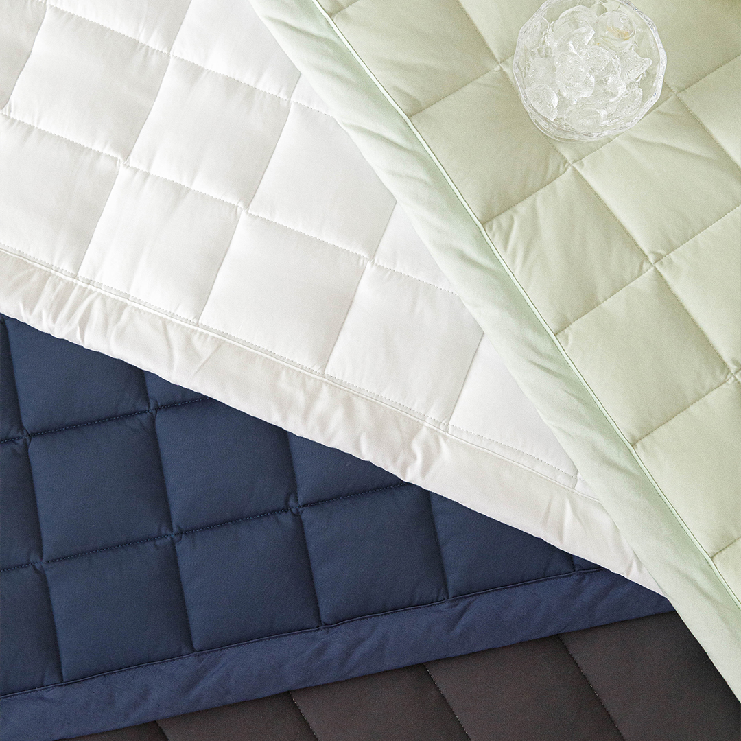 아이스 실크 기능성 냉감 패드(뒷면 밴딩), 가장 시원한 여름패드