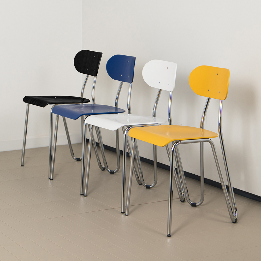 미드센추리의자 인테리어 디자인 카페 의자 원목 철제 커브 체어