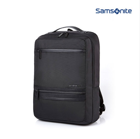 샘소나이트 남성 백팩 노트북 백팩가방 직장인 대학생 남자 슬림 배낭 블랙