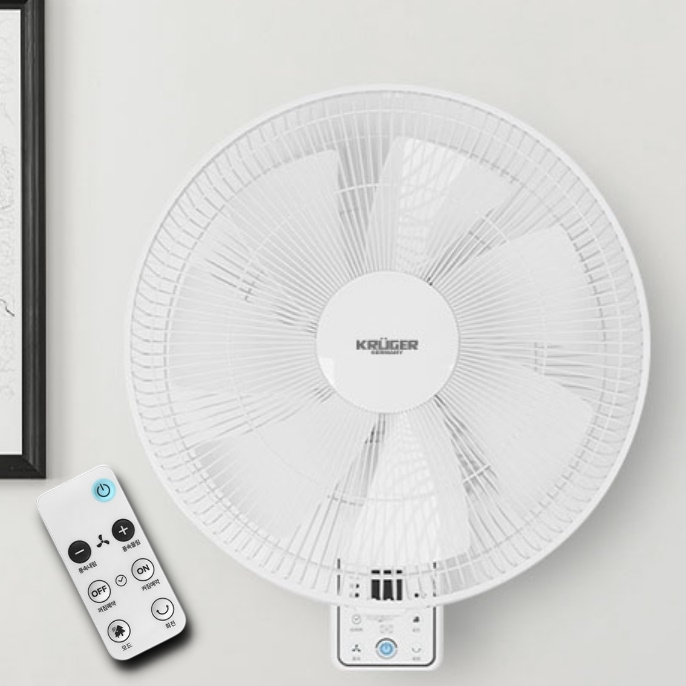 무소음 벽걸이 소형 선풍기 업소용 화장실용 욕실용 벽걸이 작은 선풍기