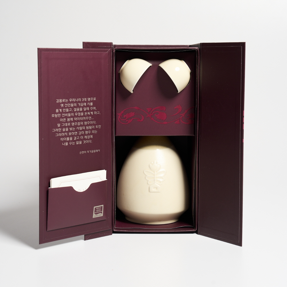 감홍로 선물세트 40도 700ml 조선3대명주 증류주 이기숙명인(잔,케이스,쇼핑백 포함) - 상세 이미지 3