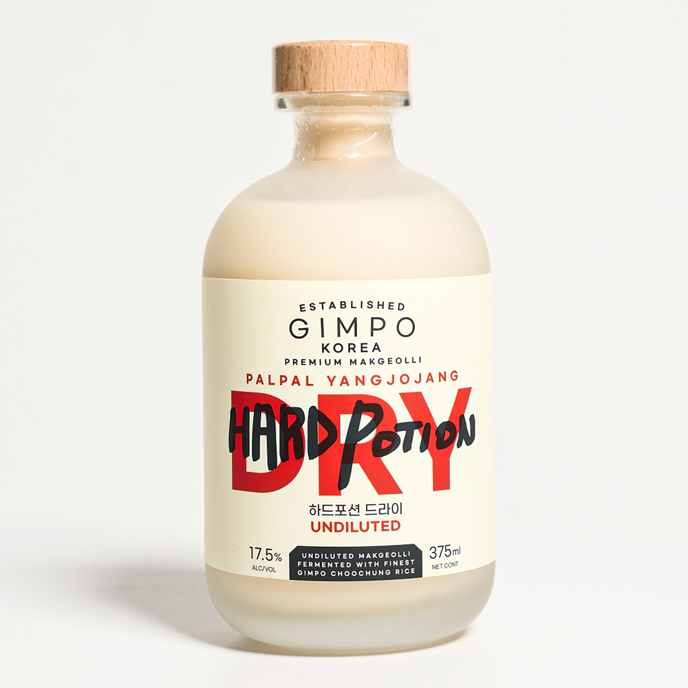 하드포션 드라이 17.5도 375ml 김포금쌀 프리미엄 탁주 팔팔막걸리 양조장