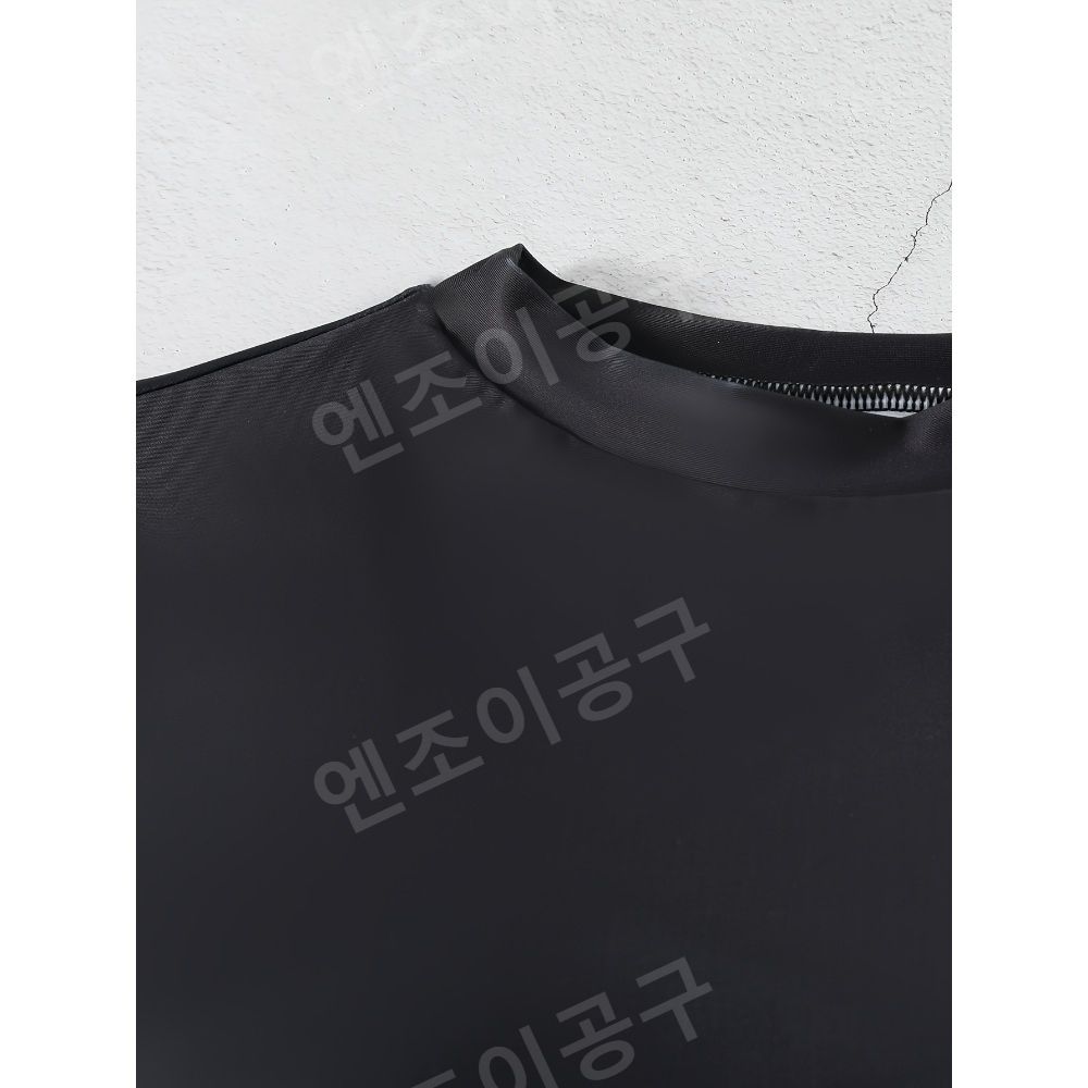 레쉬가드여성 랠리 수영복 휴양지 컬러 콘트라스트 화려한 - 상세 이미지 5