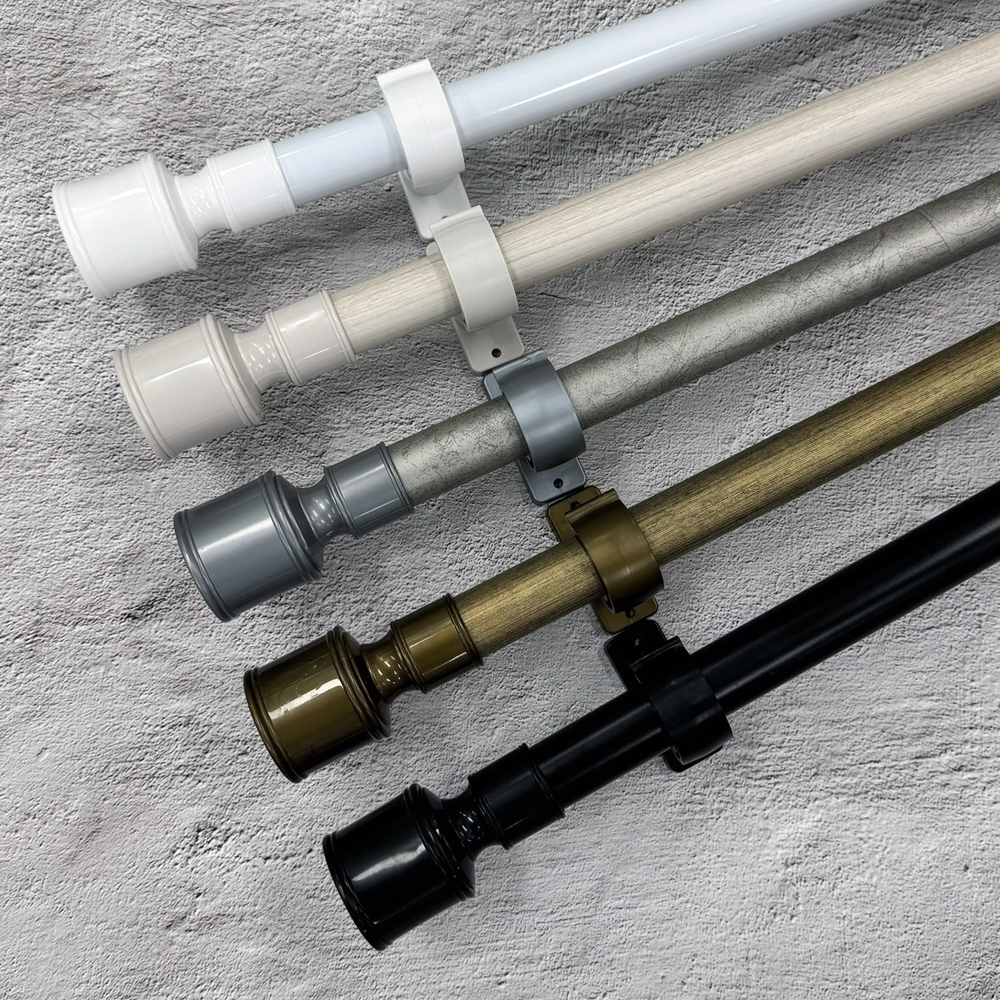 국산 커튼봉 25MM 커튼 부자재 모던한 거실 커텐봉 브라켓 포함