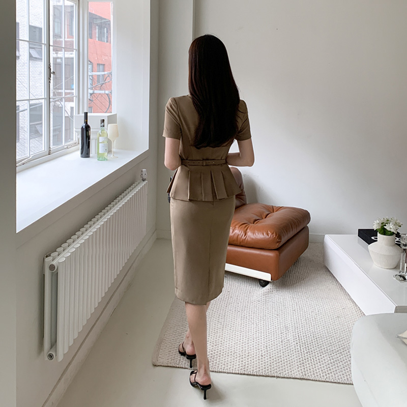 드루엘 H라인 미디 스커트 sk5782 - 상세 이미지 5