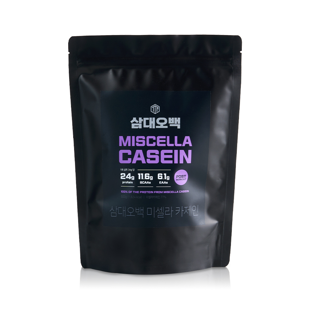 삼대오백 미셀라 카제인 유청 헬스 단백질 보충제 프로틴 쉐이크 초코맛 500g - 메인 이미지