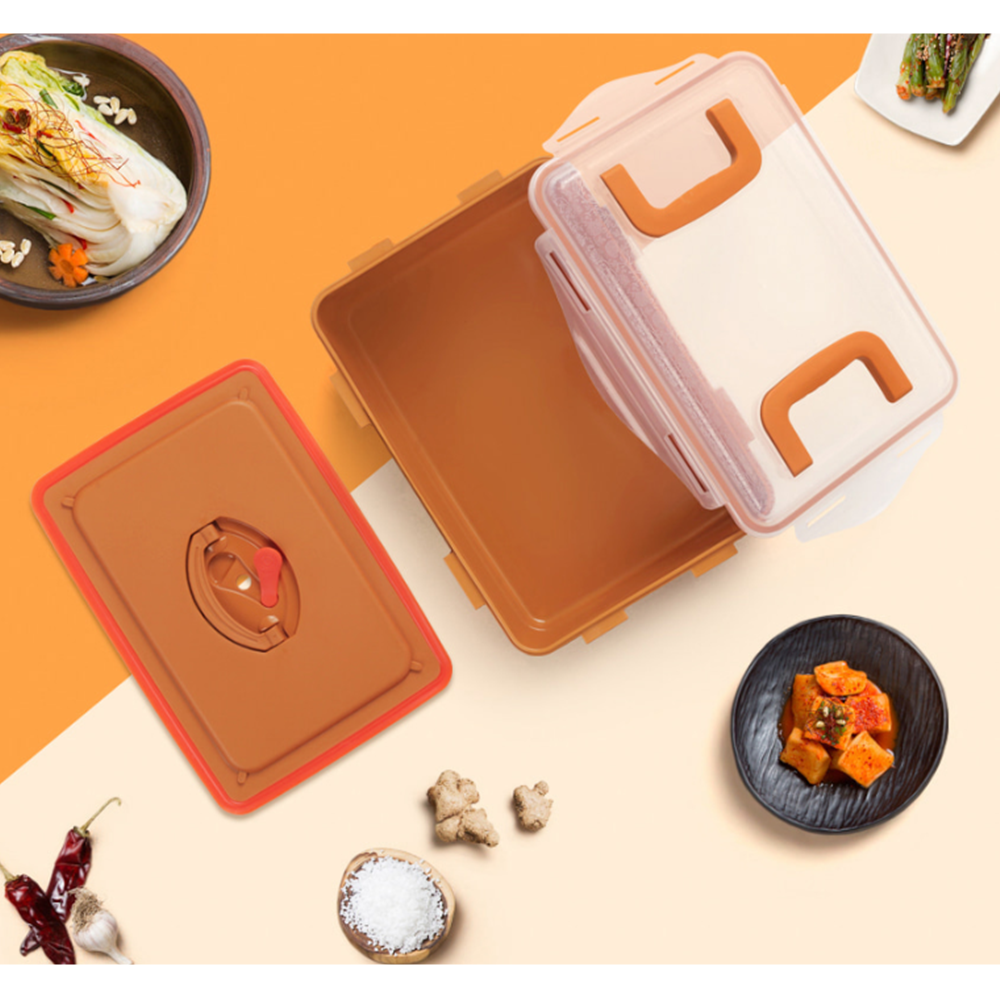 누름판김치통 밀폐 골마지방지 보관 누름 장아찌절임통 - 상세 이미지 2