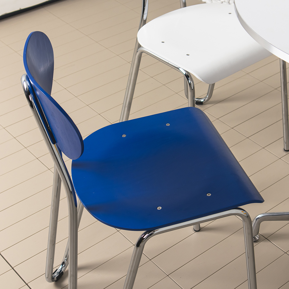 미드센추리의자 인테리어 디자인 카페 의자 원목 철제 커브 체어