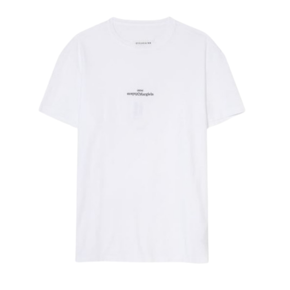 메종 마르지엘라 리버스 로고 반팔티 화이트 S30GC0701S22816994 남녀공용 티셔츠 데일리 반팔